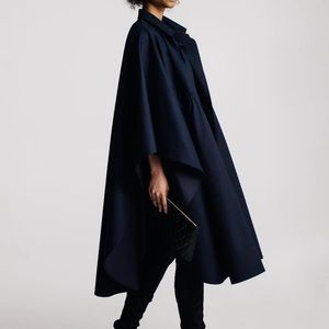 Monica Byrne Maison couture navy cloak fits all sizes (adjustable belt inside)